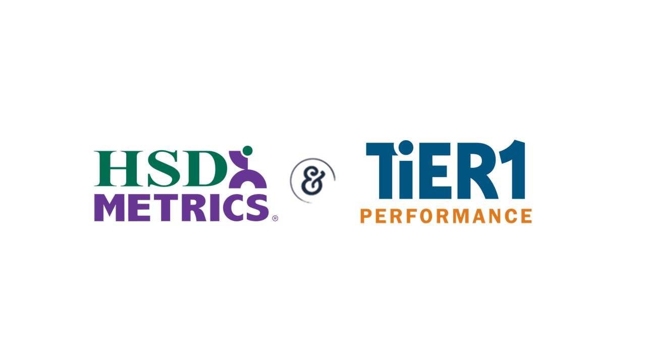 Two logos with the words hsd metrics and tier1 performance.